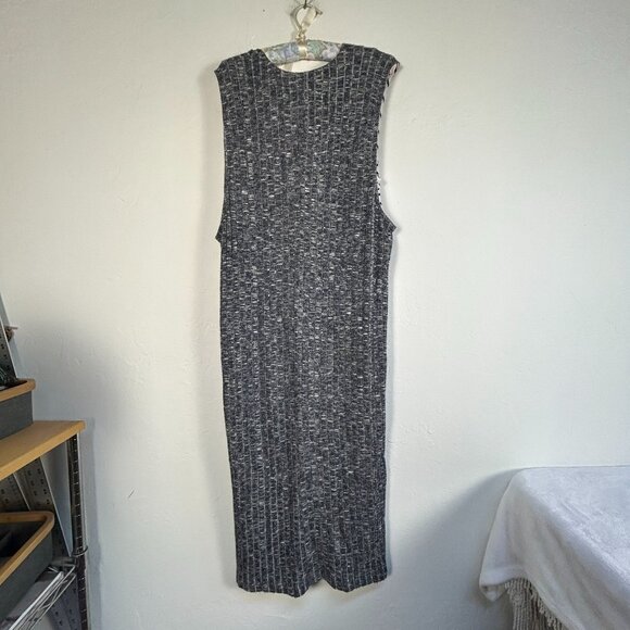 Dolan Gray Textured Sleeveless Maxi Dress L - Picture 2 of 9